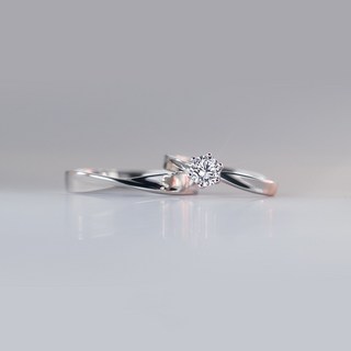 SUMMER S925純銀 簡約扭紋情侶對戒 戒指