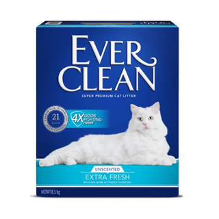 Eve Clean 藍鑽貓砂 藍標 綠標 紅標 紫標 4倍淨味 植萃除臭 低敏 多貓 礦砂 貓砂, (藍標)4倍淨味貓砂-無香, 1個, 8.5kg
