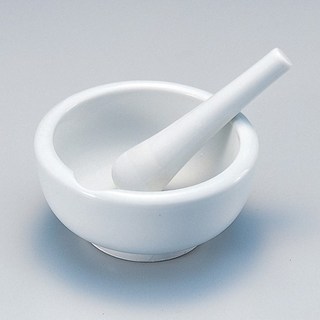 瓷器乳缽3吋 4吋 (有附杵唷) 磨食物泥 研磨碗 磨藥碗, 1個, 3吋