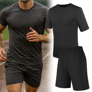 남성 반팔 트레이닝복 세트 운동복 헬스복 러닝