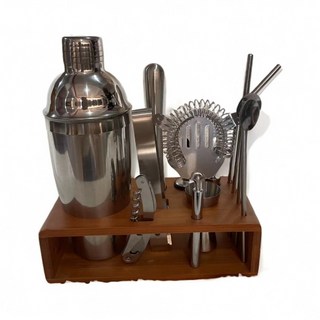 臺灣*出貨 【清倉甩賣】13件套酒吧套裝 調酒酒具全套調酒師套裝調酒杯, 默認, 1個