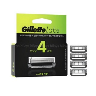 질레트 랩스 면도날, 4개입, 1개
