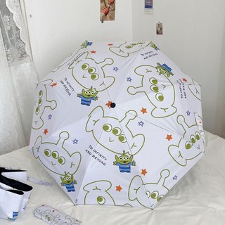玩具總動員三眼怪全自動遮陽傘太陽傘，高顏值晴雨兩用防曬傘