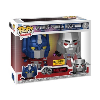 FUNKO POP Retro Toys 變形金剛 柯博文/密卡登 2入組(金屬) 金屬配色 經典重現 收藏模型, 1個