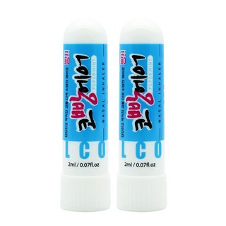 코빵에어 쿨 페퍼민트 아로마 코 호흡기 2ml, 2개