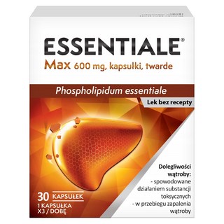 Essentiale 健肝素 Max大豆卵磷脂膠囊 600mg, 1盒, 30顆