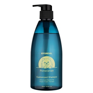 견달 포메라니안 전용 어드밴스드 밸런싱 커스터마이즈드 강아지 천연 저자극 애견 샴푸 린스 겸용, 1개, 500ml