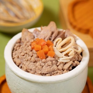 Otis 怪獸部落 佛跳牆 澎湃美味四喜罐 80G 貓狗副食罐, 1個, 海味三珍 80g