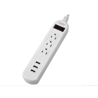Max star 太星電工 速充寶3.5A 3USB一開三插電腦線/3P延長線 USB延長線 電源管理 延長線, 1個, 6尺(1.8m), 6尺(1.8m)