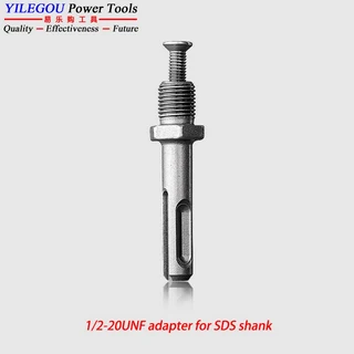 전기 해머 드릴 척에 10mm 스패너 척이있는 SDS-PLUS 어댑터. 스레드가있는 1/2-20UNF., 01 CHINA