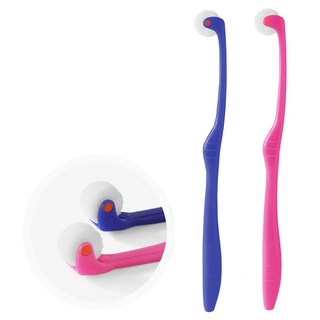 일본 특허 제품 크룬 칫솔 둥근 칫솔모 기본형 0.076mm, 기본형 핑크, 1개, 1개입