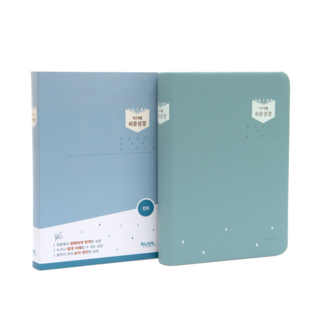 아가페 쉬운성경(중/단본)(색인)(무지퍼)(민트), 아가페출판사