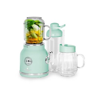 짐머만 레트로 텀블러 믹서기 민트색상블랜더 믹서기 쥬서기 가정용믹서기, 단품