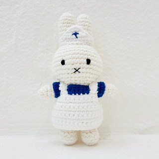 橘荷屋 現貨 荷蘭 Just Dutch 手工編織 小米飛 娃娃 米飛 米菲 miffy 護士款 UMC醫院聯名款, 橘色