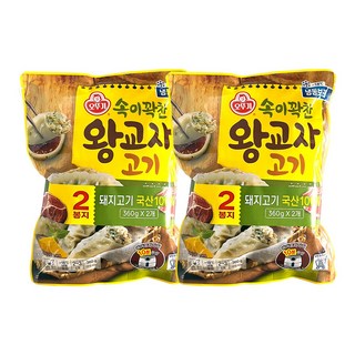 오뚜기 속이 꽉찬 왕교자 고기, 360g, 4개