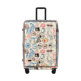 Bogazy 行李箱 世界地圖印花 輕巧耐用 靜音萬向輪 TSA海關鎖