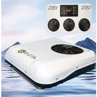 무시동에어컨 차량용 냉난방기 소형 차박 이동식 12v 굴삭기 대형 천장형 에어콘 냉난방, 12v 냉방 그릴배출구 + 화이트, 기본 모델명/품번