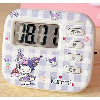Mymelody 台灣出貨 卡通動物倒數計時器 牛數字烹飪計時器 帶隱形支架 廚房烘焙計時器, F, 1個