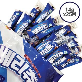 슈퍼포우 베리츄 강아지껌, 25개, 14g, 혼합