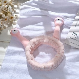 可愛蝸牛造型洗臉髮帶，可愛動物髮飾，運動頭飾, 1個