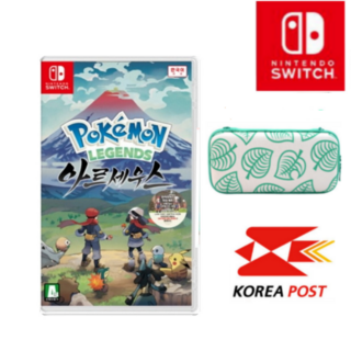 닌텐도 스위치 포켓몬스터 레전드 아르세우스 타이틀 한국어, 포켓몬스터 레전드 아르세우스+동물의숲 알로하 파우치