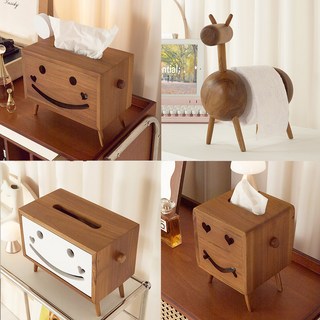 우디무드 원목 두루마리 롤 휴지 케이스 냅킨 각티슈 곽티슈 커버 통 집들이선물, 루둘프두루마리, 1개