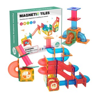 토이토 맥타일즈 슬라이드 자석 블럭 88pcs 마그네틱 블록 교구