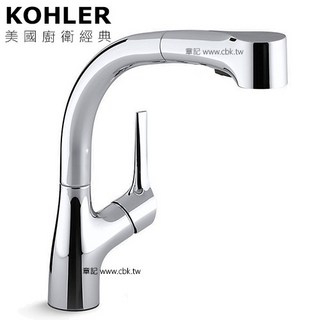 KOHLER Elate伸縮廚房龍頭 K-13963T-C4-CP，廚房必備，輕鬆清潔無死角，單手操作方便省時, 1個