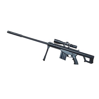 LED炫光巴雷特狙擊膠彈槍G150-1C兒童玩具槍，安全膠彈設計，炫光效果增添樂趣, 1個