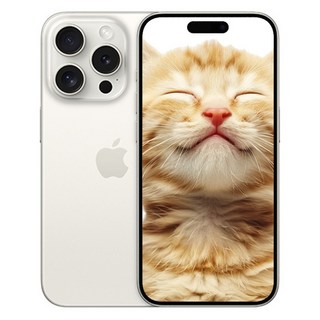 아이폰 15 프로 미개봉 새상품, 256GB, 화이트 티타늄