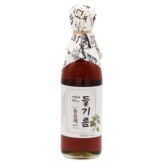 이장네 저온압착 참 고소한 통들기름100퍼센트_, 1개, 350ml