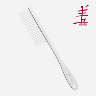 옌토 프로페셔널 핸들 콤 24핀 코스 푸들 비숑 전용 빗 26YEN001, 옌토 26YEN001 프로페셔널 핸들콤 코스 24핀, 1개