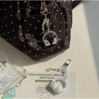 y2k mood 헤드셋 키링