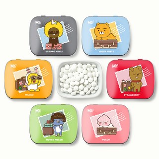 임팩트 민트 카카오 프렌즈 민트 캔디 무설탕 사탕 베스트 6종 세트, 90g, 1개