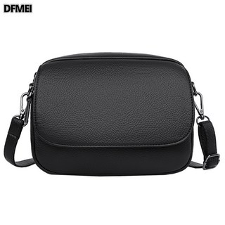 DFMEI 真皮迷你小包包新款潮時尚百搭女包軟皮牛皮女士單肩斜挎小包