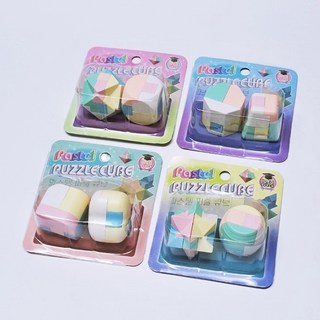 파스텔 퍼즐큐브 (pr-뺏다 끼워- 파스텔 퍼즐), (2개입) x 4개, 1개