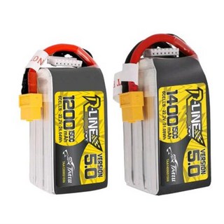 오리지널 Tattu R Line 버전 5.0 V5 1200 6S 22.2V Lipo 배터리 XT60 플러그 FPV 레이싱 드론 RC 쿼드콥터, 02 1400mah
