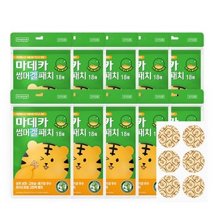 동국제약 썸머 겔 패치 18매 상처보호 의약외품 하이드로겔 여름 야외활동 필수템 썸머패치, 10개