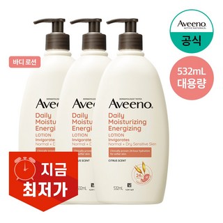 NEW 아비노 에너자이징 로션, 532ml, 3개
