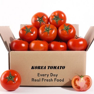 당일발송 단단하고 싱싱한 완숙토마토, 2.5kg, 토마토 정품 중과, 1개