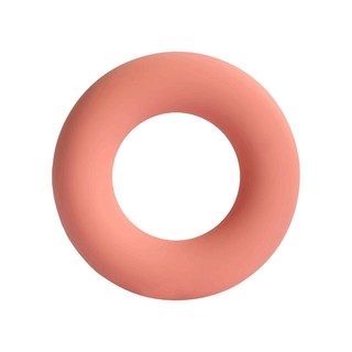 矽膠握力圈 握力環 手指拉力訓練器 手部復健球 指力握力訓練 健身握力器 甜甜圈握力球 手指運動 圓形指力環, 1個, 握力器｜珊瑚橘14kg, 珊瑚橘