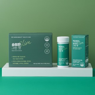 약손명가 슬림한 그린컷 90정 1BOX 가르시니아 녹차카테킨 다이어트정, 3박스