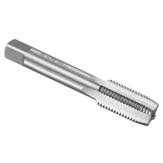 uxcell 핸드 플러그 탭 3/4"-12 BSF 2B 스레드 스타일 스트레이트 플루트 나사 탭핑 고정 공구 고속 강철 HSS6542, 1"-1/8"-7 BSW, 1개