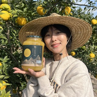 고흥 갈아만든 유자차 2kg 유자청 수제 에이드 꿀 즙 농축원액 통유자 농장 국산 액기스 허니 웰빙