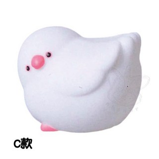 YELL 文鳥柔光燈 轉蛋 公仔擺飾 白鳥發光柔光 全5款, C款/轉頭翹屁股1E770