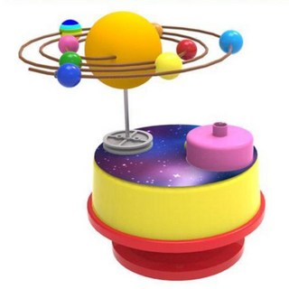 2인세트 태양계장난감 행성모형 led오르골 태양계교구 diy 원리 학원