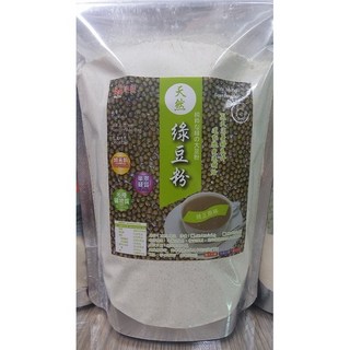 綠豆粉 600g 低溫焙炒研磨 100%純天然 無其它添加, 1個