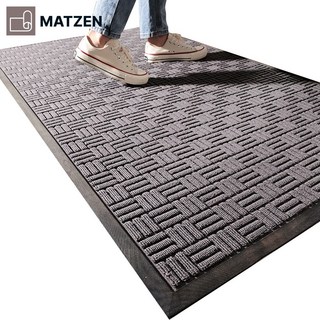 매트젠 직각무늬 업소용 현관 매트 발판 깔판 신발털이 아파트 출입구 사무실, 직각매트 차콜, 1개