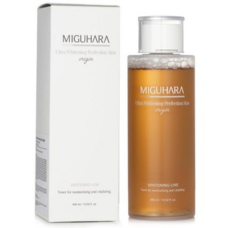 【韓國MIGUHARA】燈泡發光化妝水 400ml大容量 - 大黃水美白亮膚化妝水, 1個, 400ml × 1件