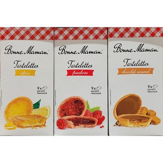 Bonne Maman 본마망 타르트 (레몬 라스베리 초코&카라멜 / 3종 택1) / 프랑스, 135g, 1개